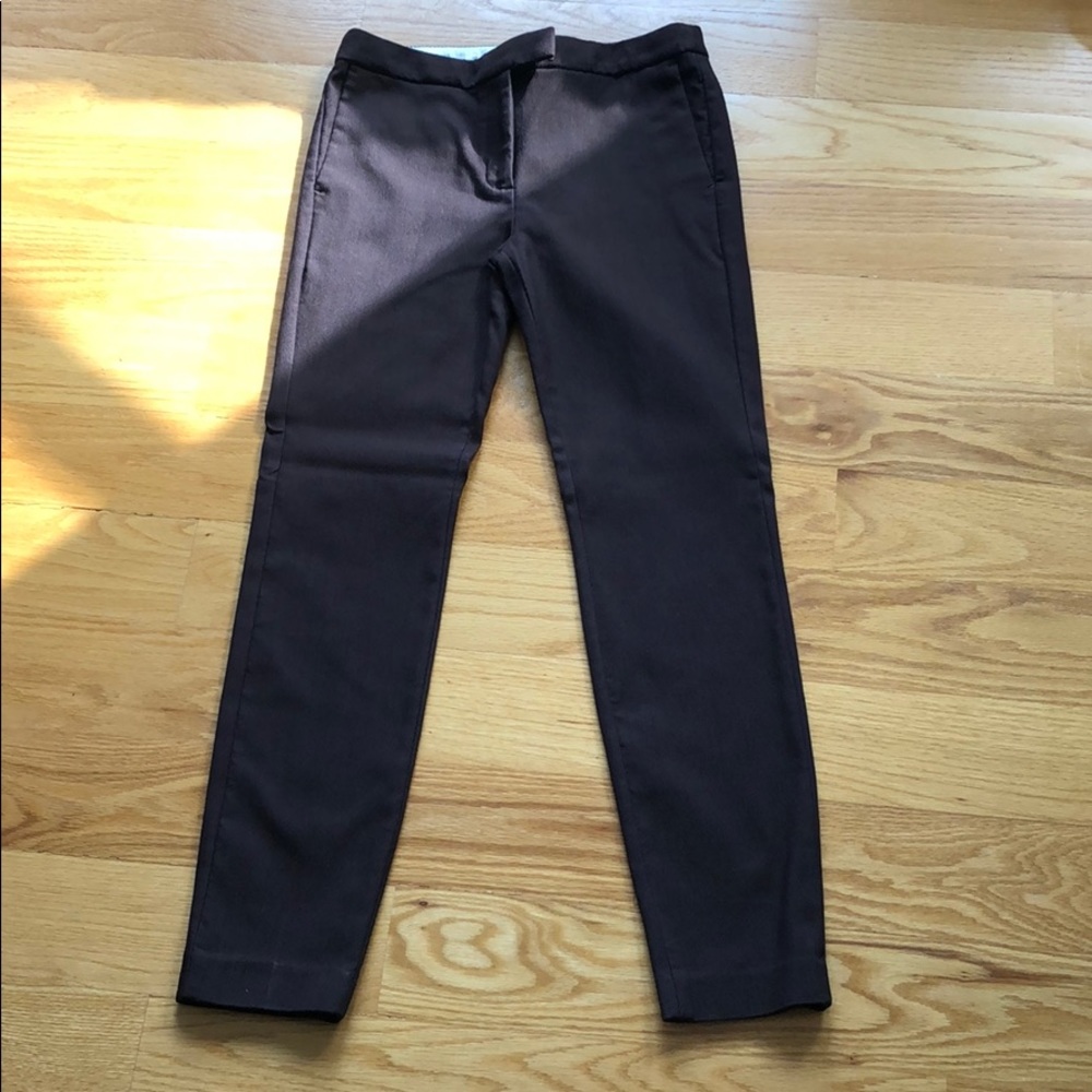 J Crew Ryder Brown Size 4 Pant